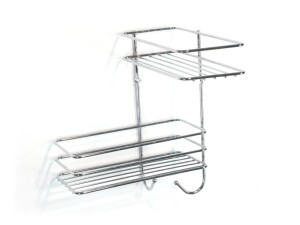 Półka druciana do łazienki na ścianę 050