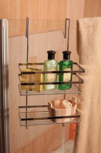  Półka druciana zawieszana bez wiercenia do łazienki 864