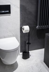 Stojak łazienkowy na papier ze szczotką do WC 1616