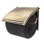 Uchwyt, wieszak  na papier toaletowy na ścianę złoty 1710