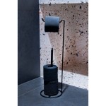 Druciany stojak na papier toaletowy i zapas papieru 1779