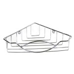 Półka druciana do łazienki na ścianę rogowa 223