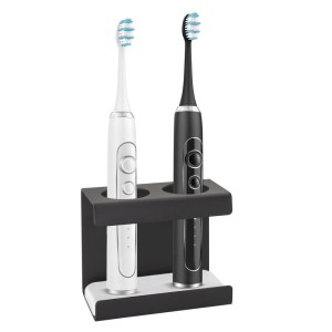 UCHWYT KUBEK NA SZCZOTECZKI ELEKTRYCZNE CZARNY MAT ANTYBAKTERYJNY DIATOMIT