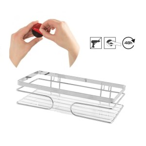 Półka druciana przyklejana taśmą 3M , samoprzylepna 1420